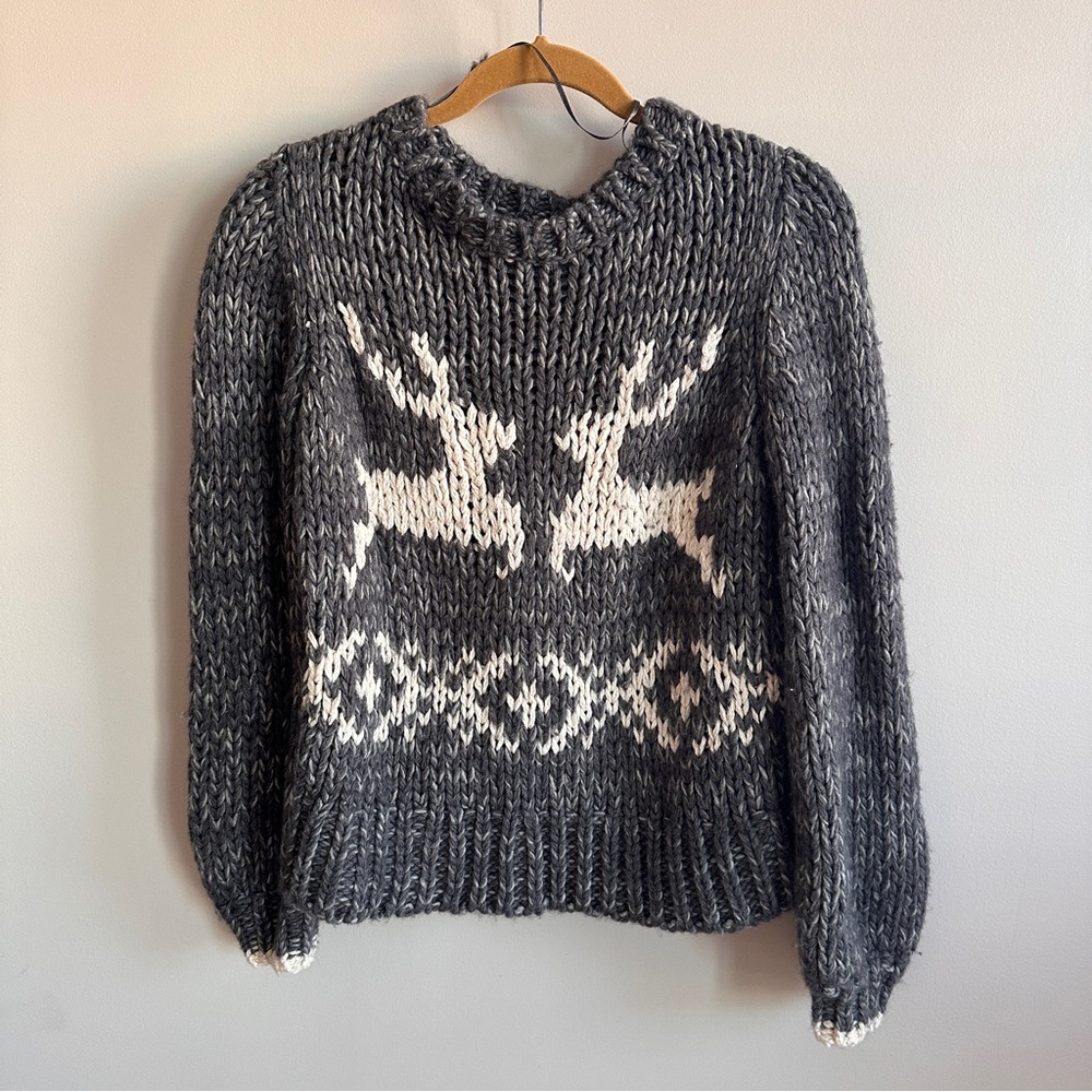 Free People Christmas Knit Sweater